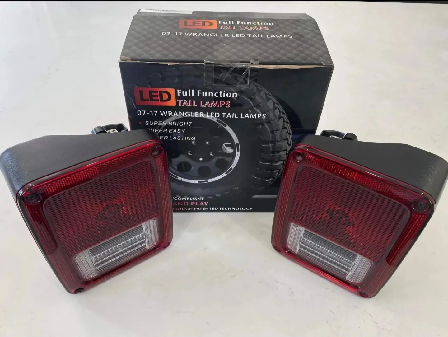 LED Tail Lights for 07-17 Jeep Wrangler