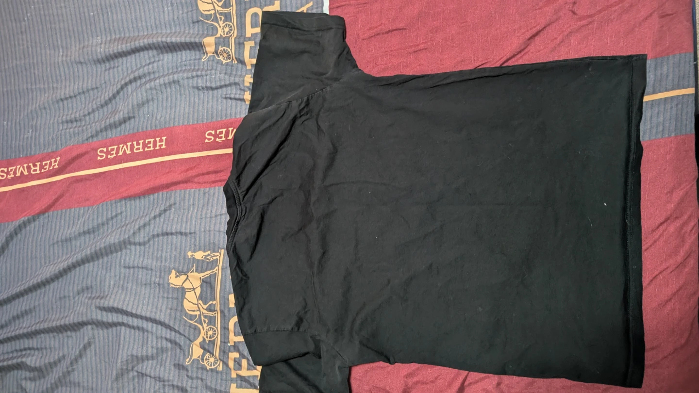 Burberry London Black Cotton T-Shirt Size XL fits like M L - photo 2