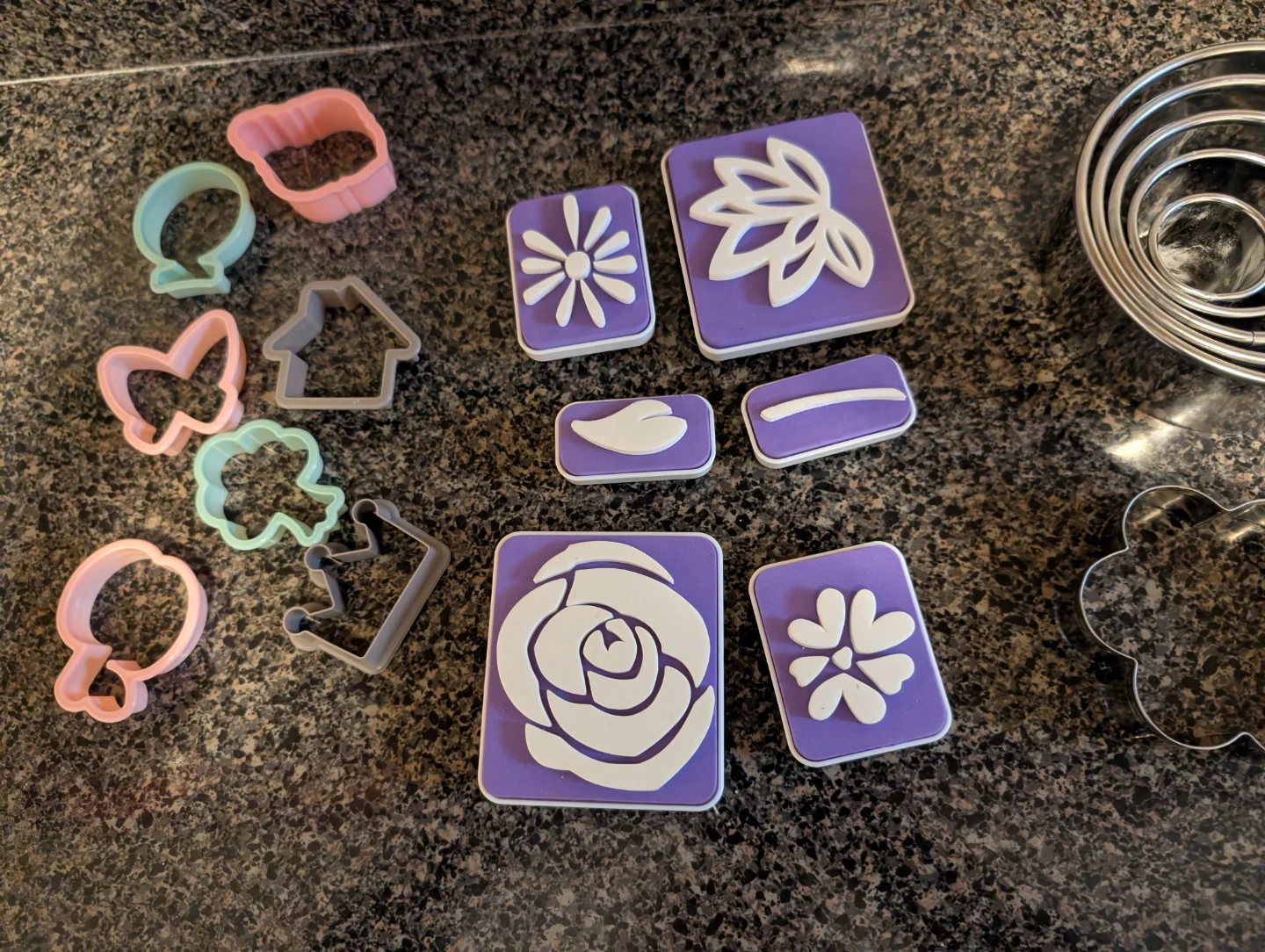 Assorted Cookie Cutters - Flowers, Butterfly, House and More - photo 3