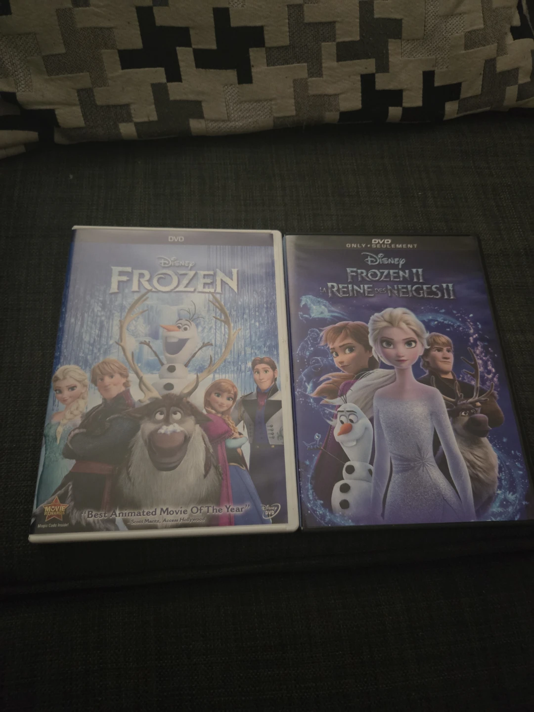 Disney Frozen & Frozen II DVDs