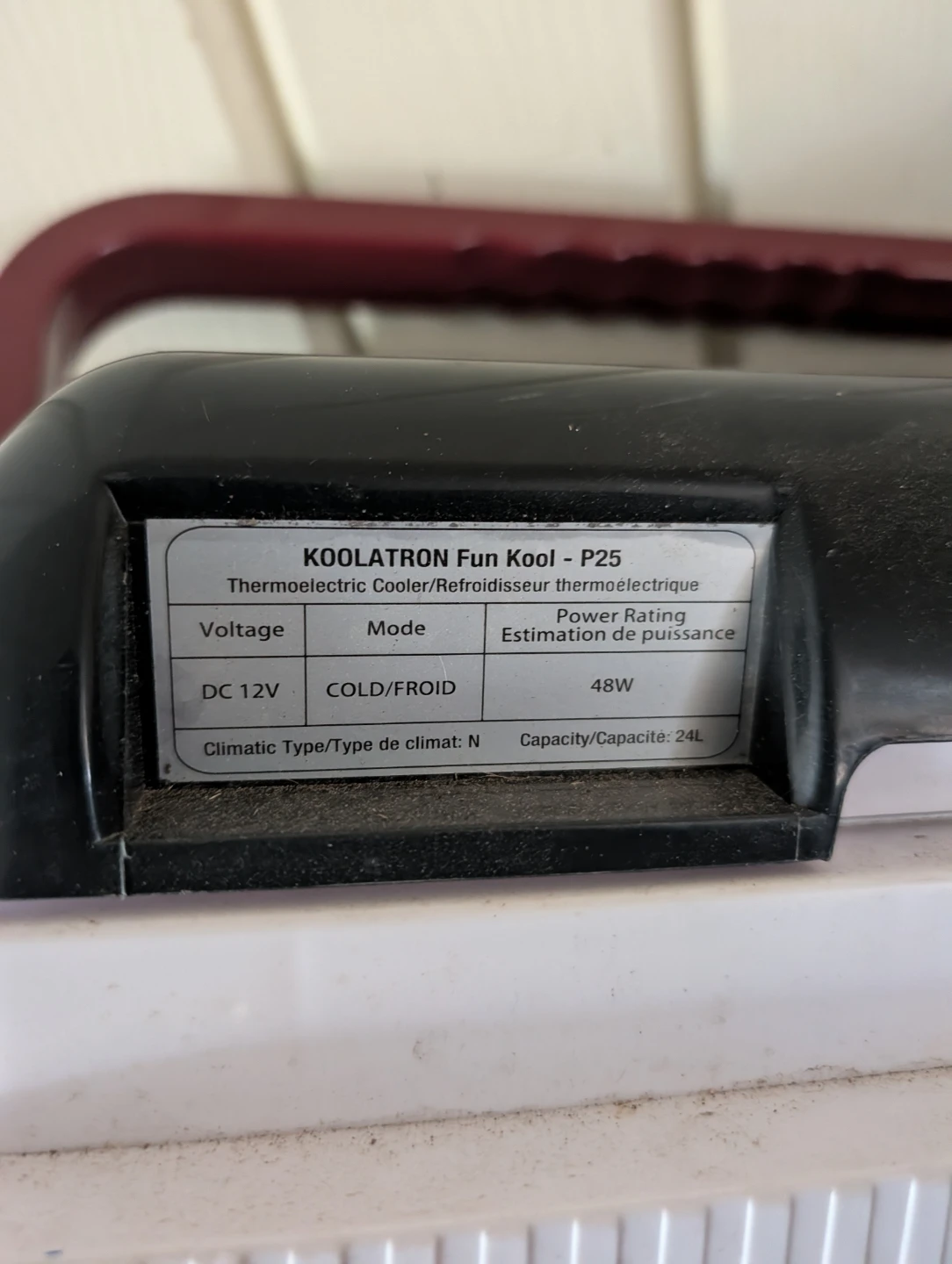 Koolatron Fun Kool - P25 Thermoelectric Cooler - photo 3