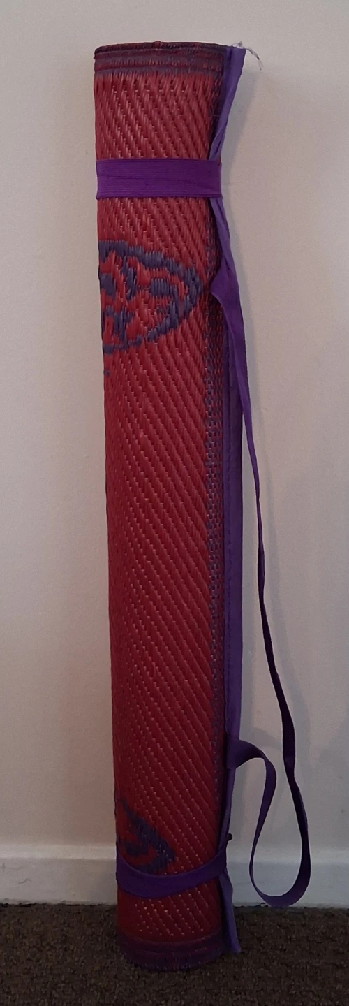 Rolled up Yoga Mat with Butterfly Design - photo 2