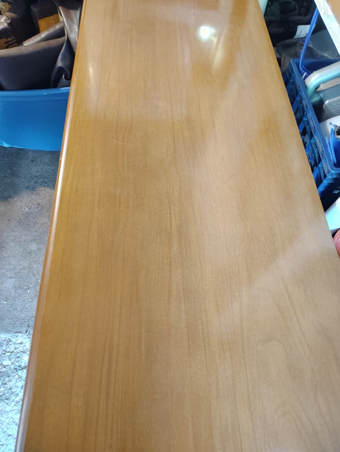Wooden Desk with Drawers - photo 2