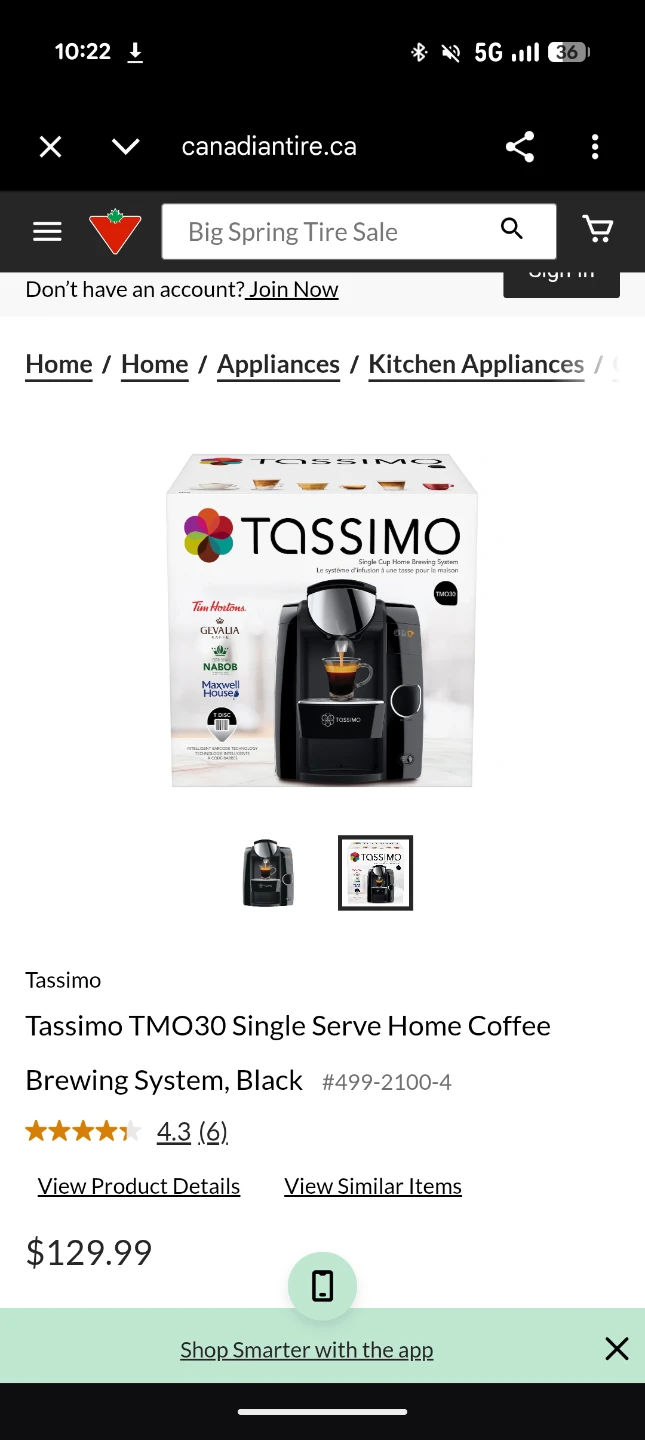 Tassimo TMO30 Single Serve Home Coffee Brewing System, Black - photo 4