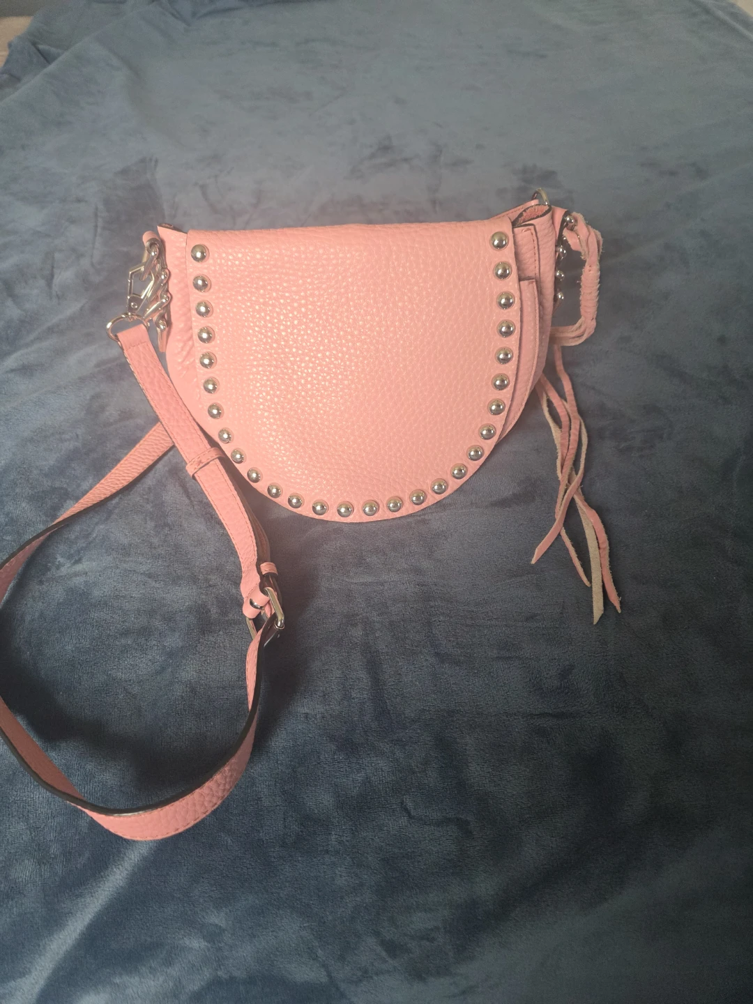 Rebecca Minkoff Pink Studded Crossbody Bag