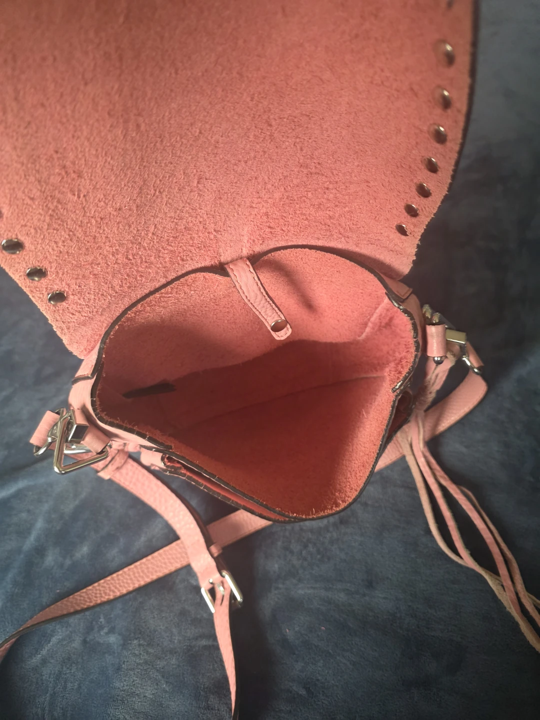 Rebecca Minkoff Pink Studded Crossbody Bag - photo 2