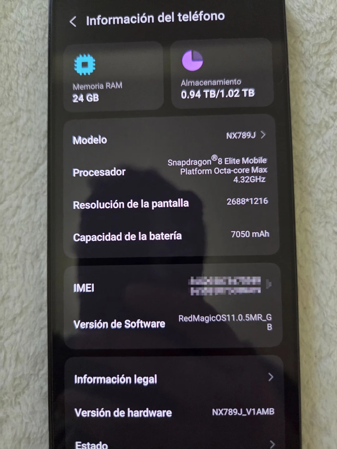 REDMAGIC 10 Pro 5G NX789J 1TB ROM--24GB RAM - photo 5