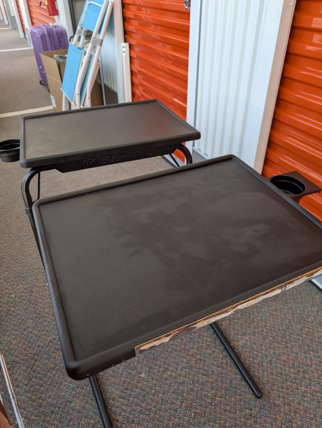 Table-Mate Adjustable Folding Tray Table - photo 2