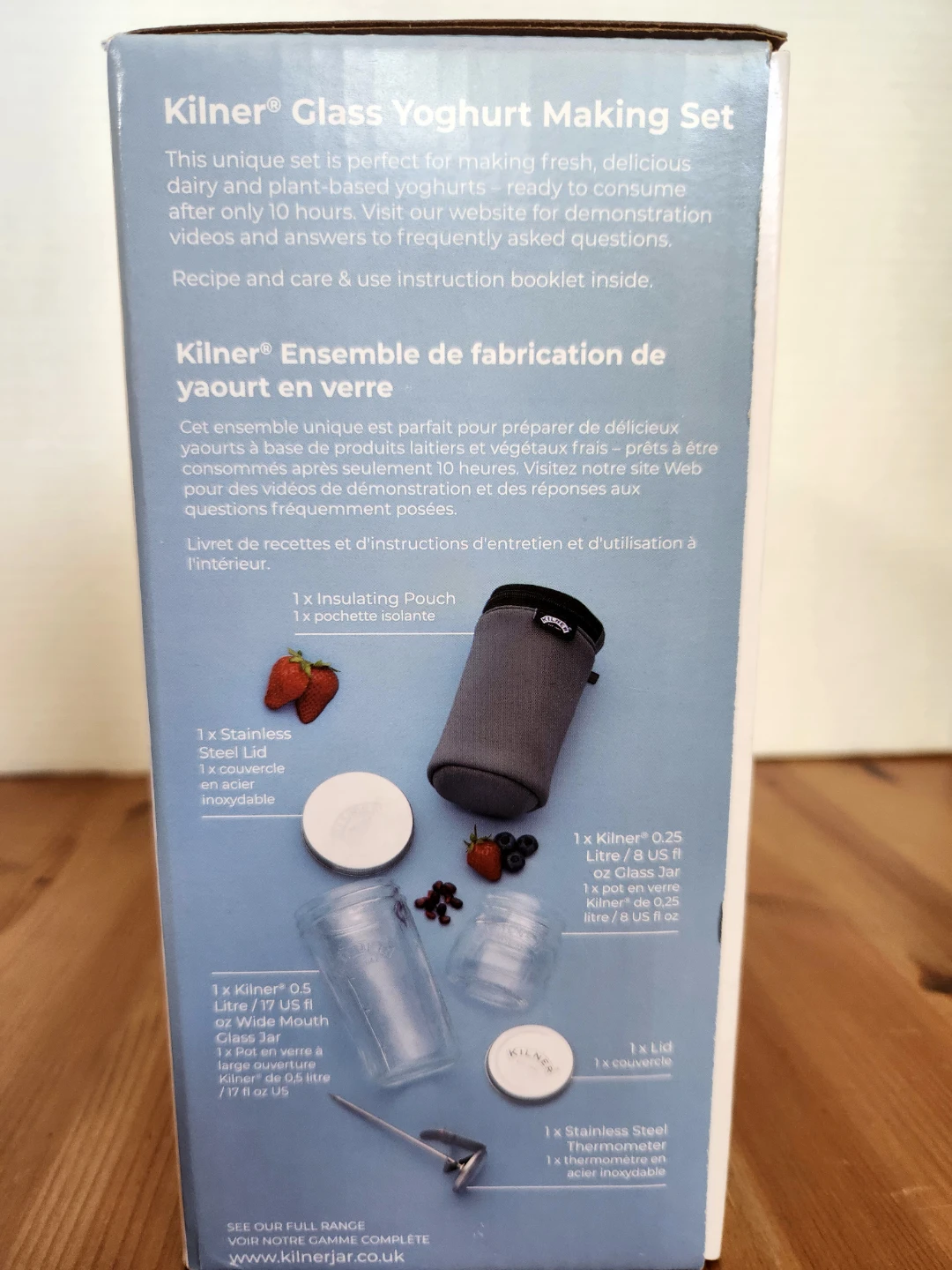 NEW ~ Kilner Glass Yoghurt Making Set - photo 2