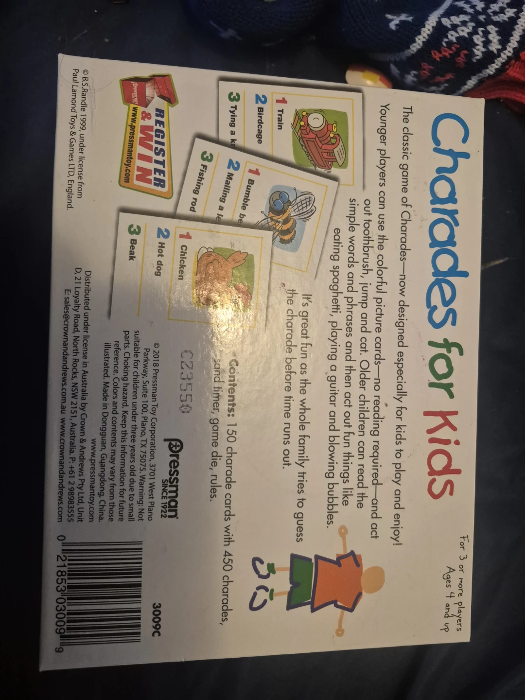 Pressman Charades for Kids Board Game - photo 2