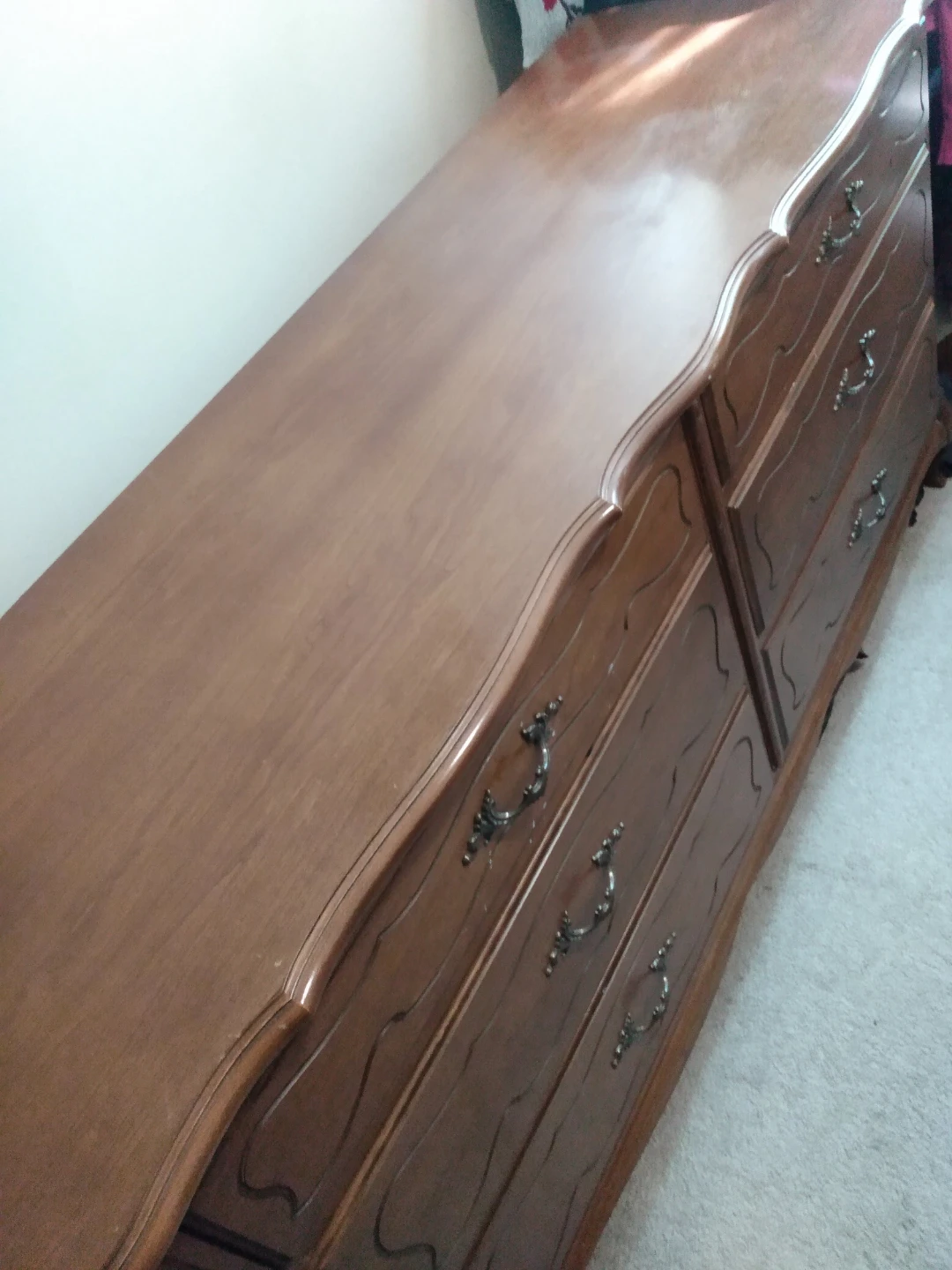 Dresser and mirror - photo 3