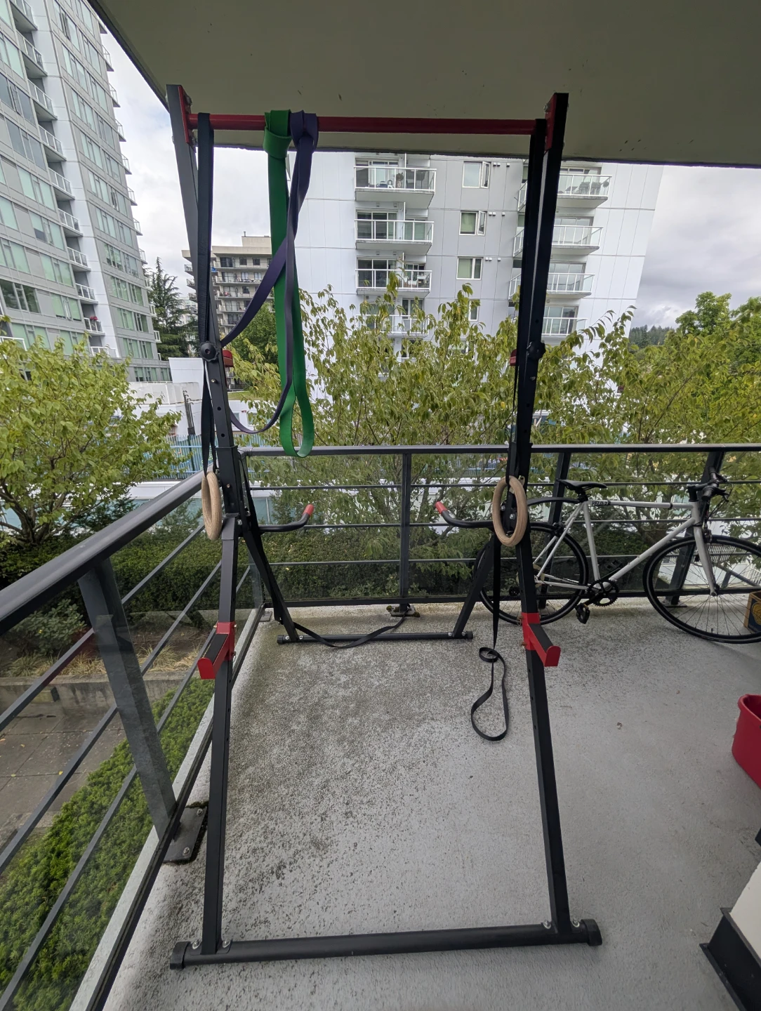 SERTT Power Tower Dip Station Pull Up Bar
