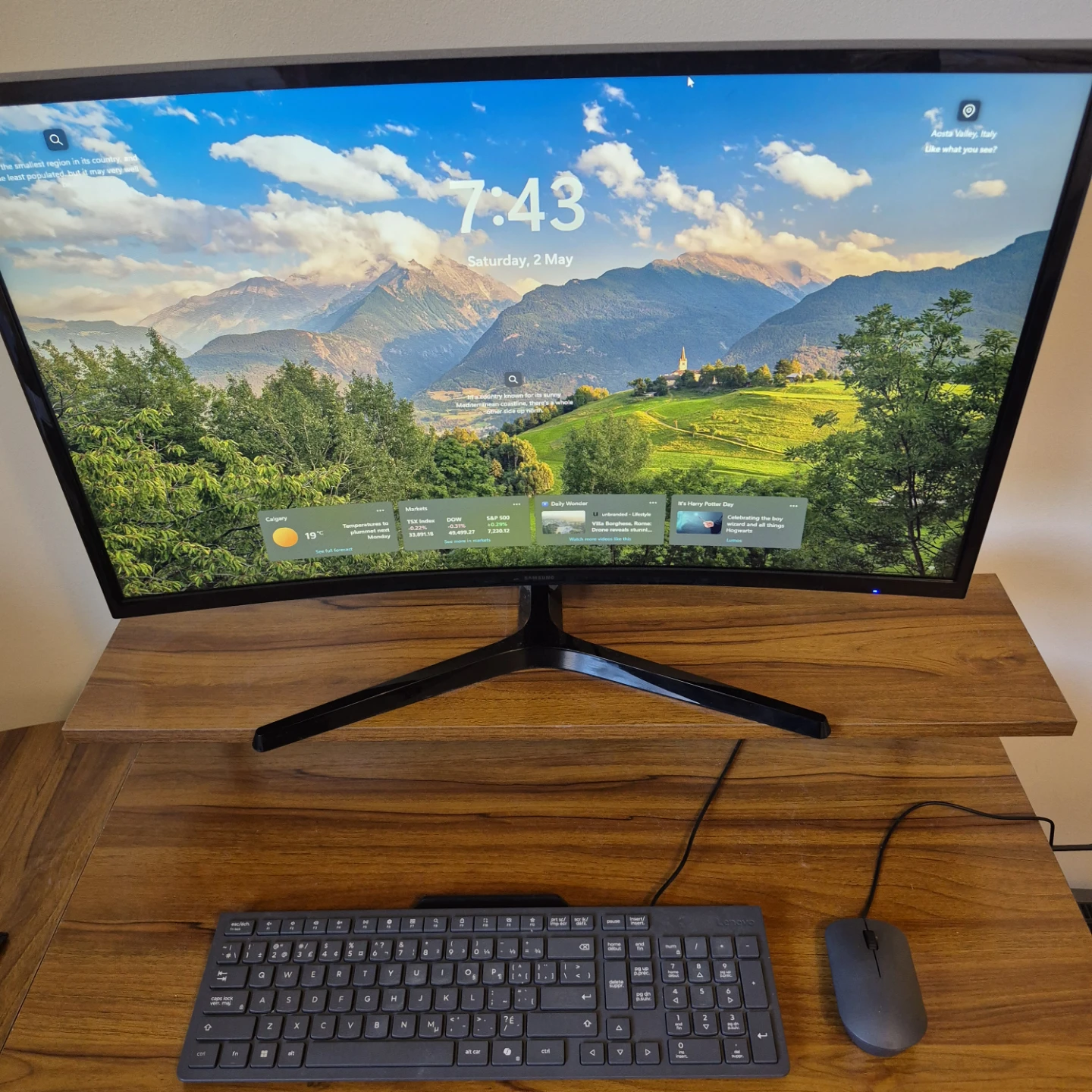 Samsung LS27D36xG Curved Monitor