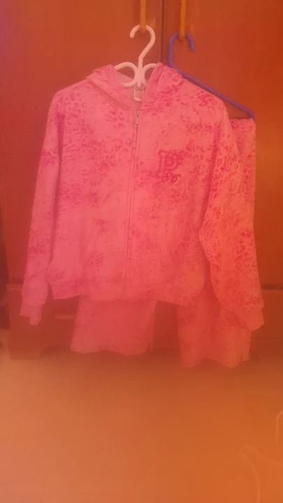 Pink Velour Juicy Couture Tracksuit Set
