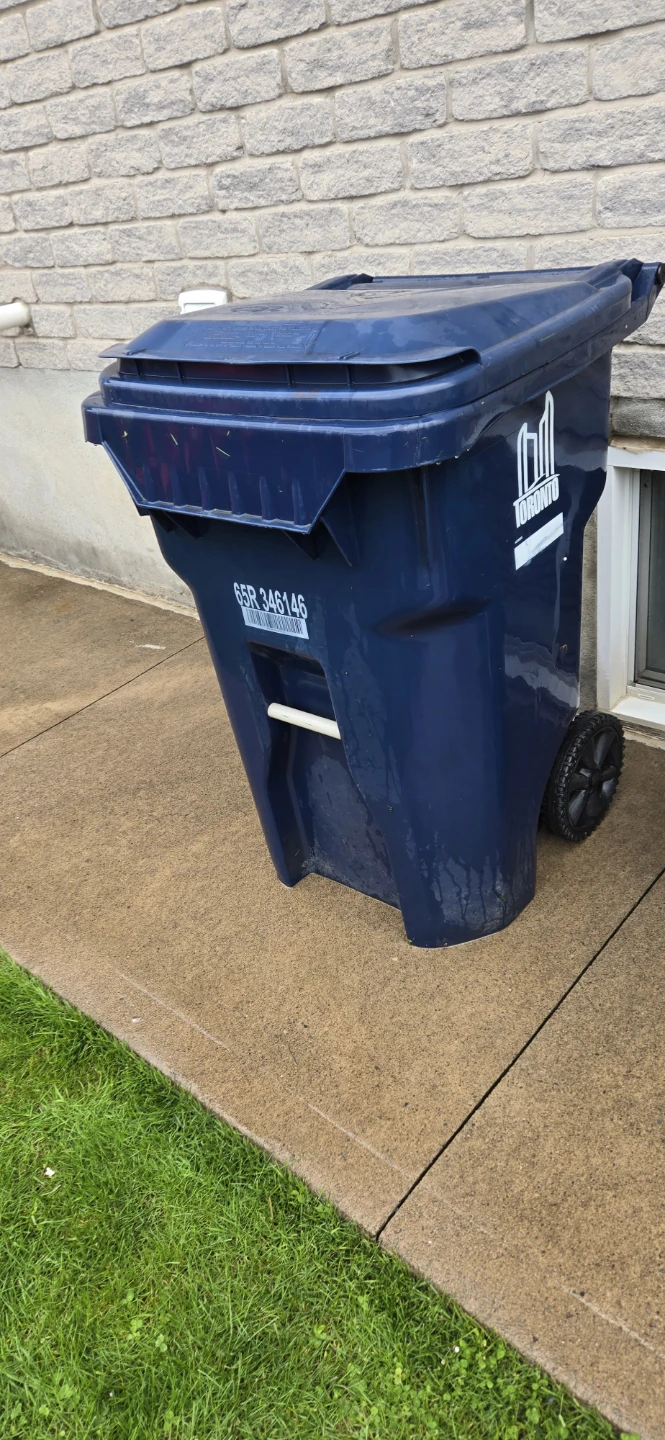 Blue Wheeled Garbage Bin - photo 2