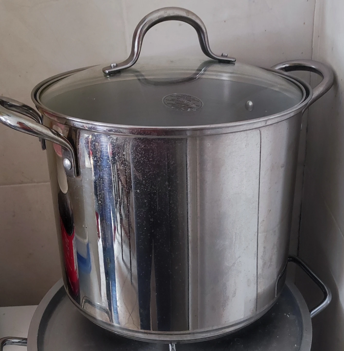 Tramontina stainless steel stock pot 12qt