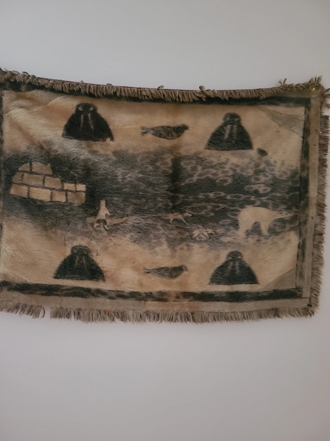 Seal skin Arctic mural