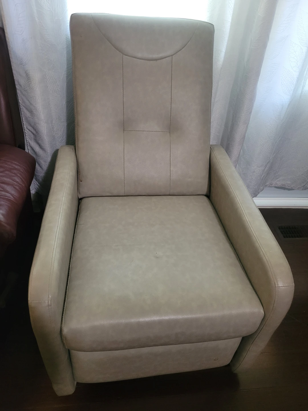 Beige Recliner Chair