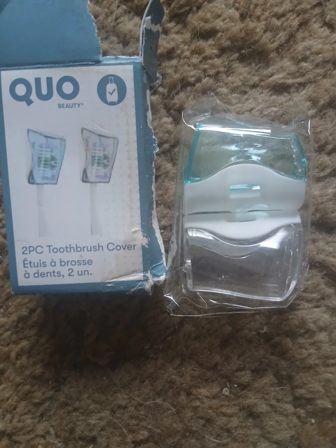 QUO Beauty 2pc Toothbrush Covers
