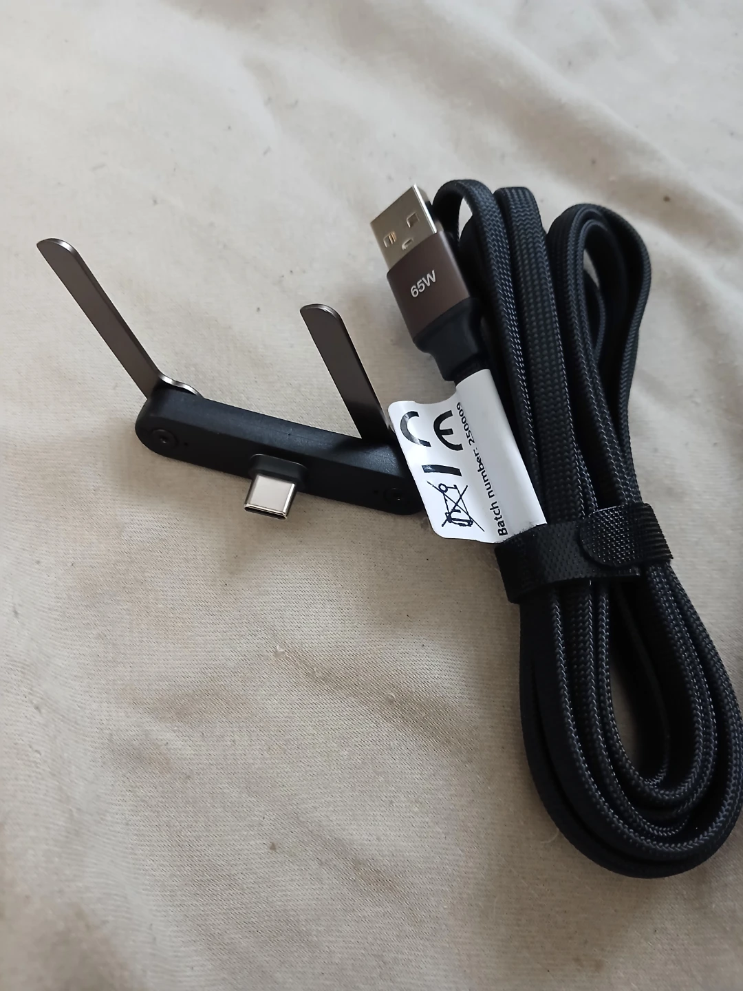 65W USB-C Charging Cable W/ Folding Stand - photo 4