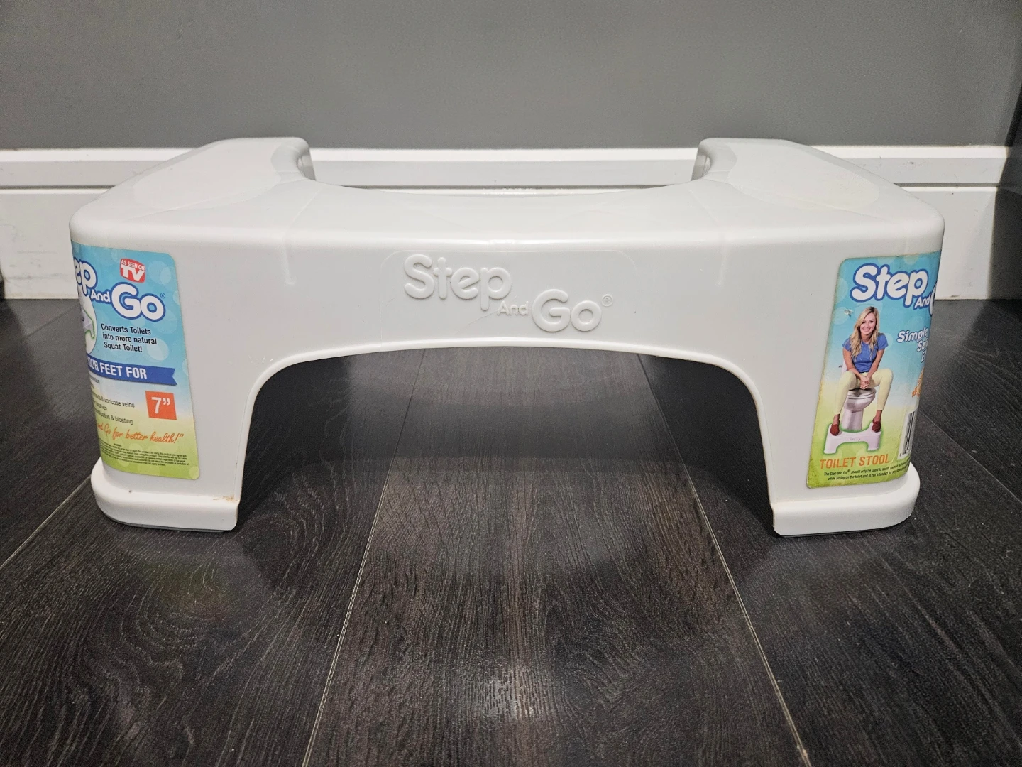Step and Go Toilet Stool – Barely Used, Sanitized