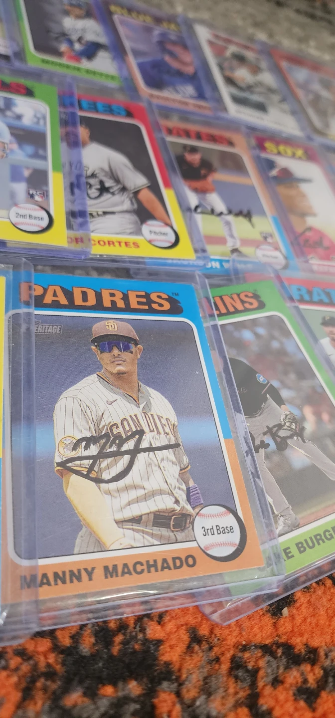 Collection of Autographed Baseball Cards - photo 3