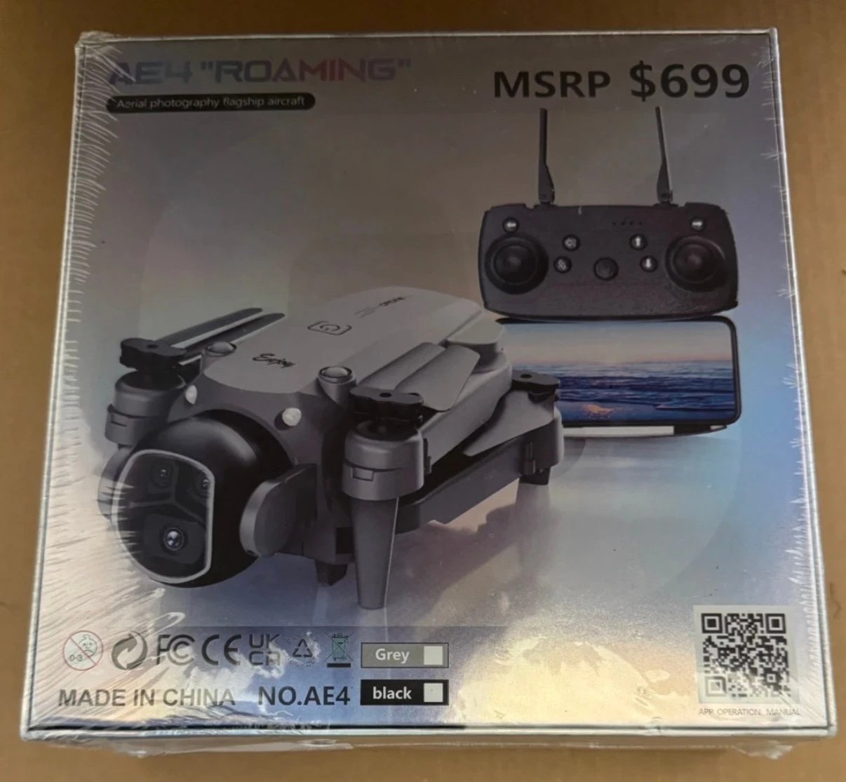 AE4 "ROAMING" Drone with Remote Control