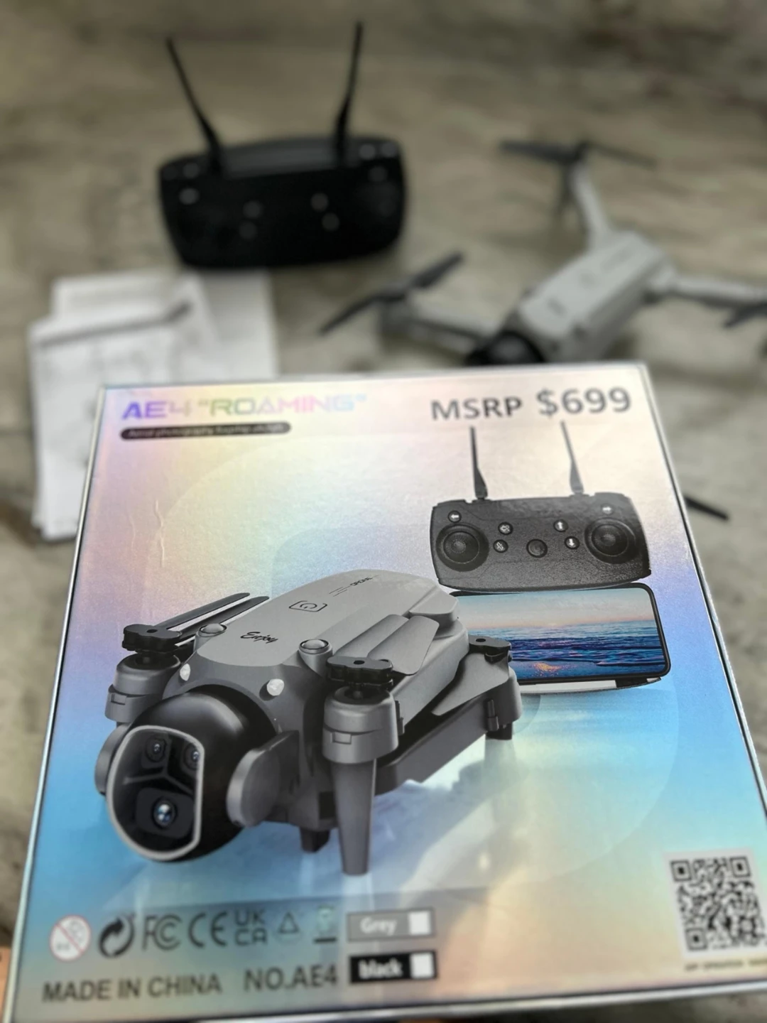 AE4 "ROAMING" Drone with Remote Control - photo 2
