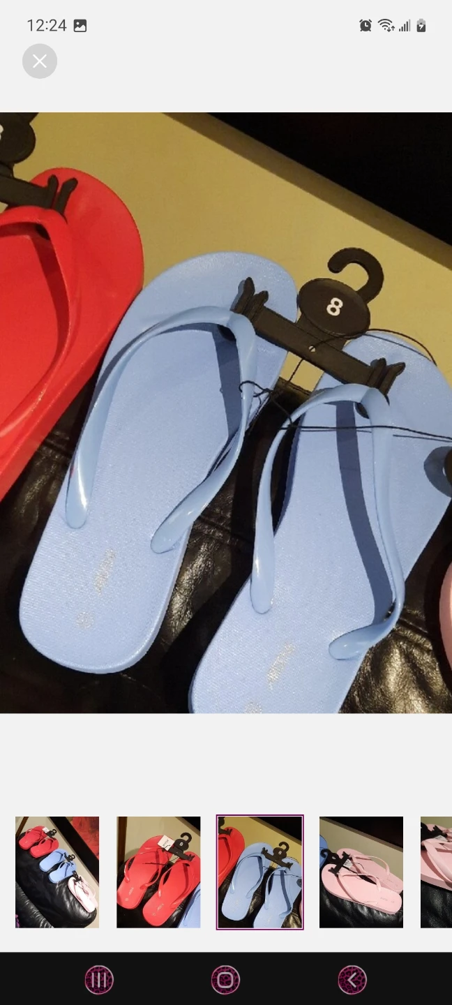 3 pairs NWT Thongs sandals flip flops - photo 4