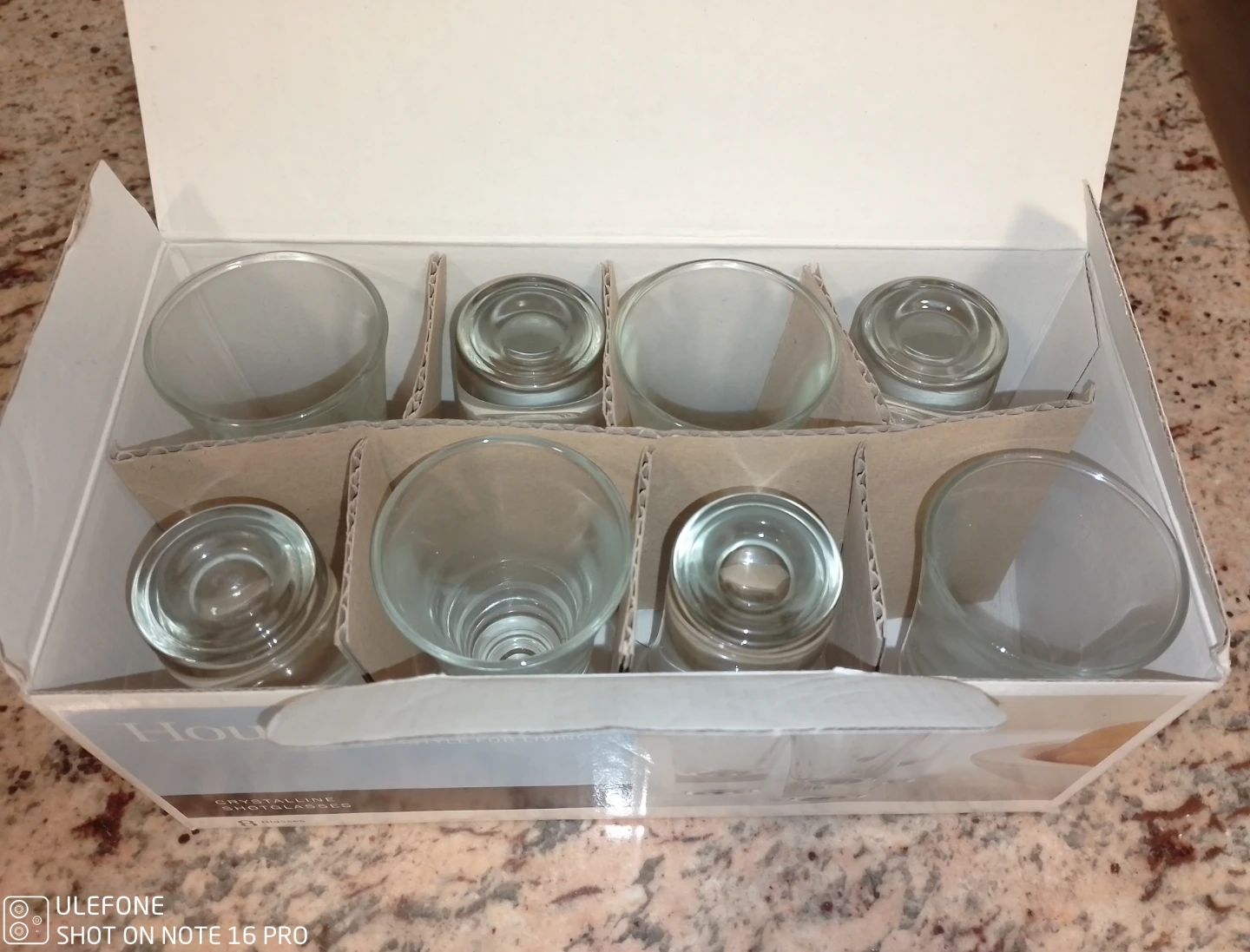 House & Home Crystalline Shot Glasses - Set of 8 CASH ONLY - photo 2