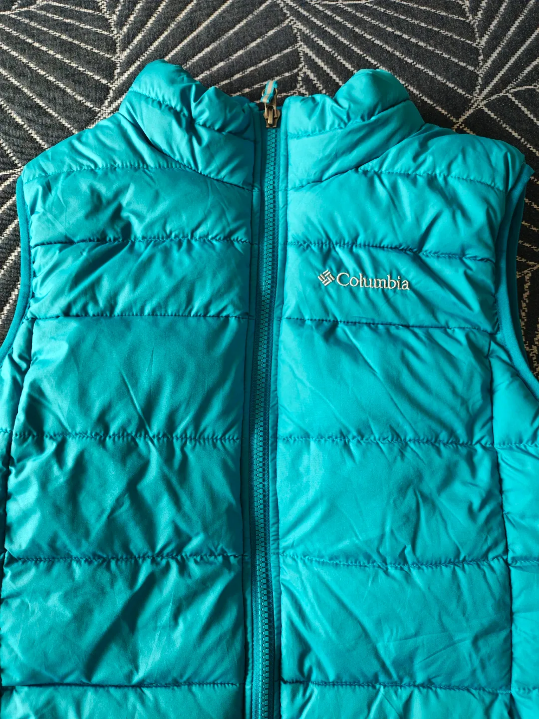 Columbia Puffer Vest - Teal - Size L - photo 4