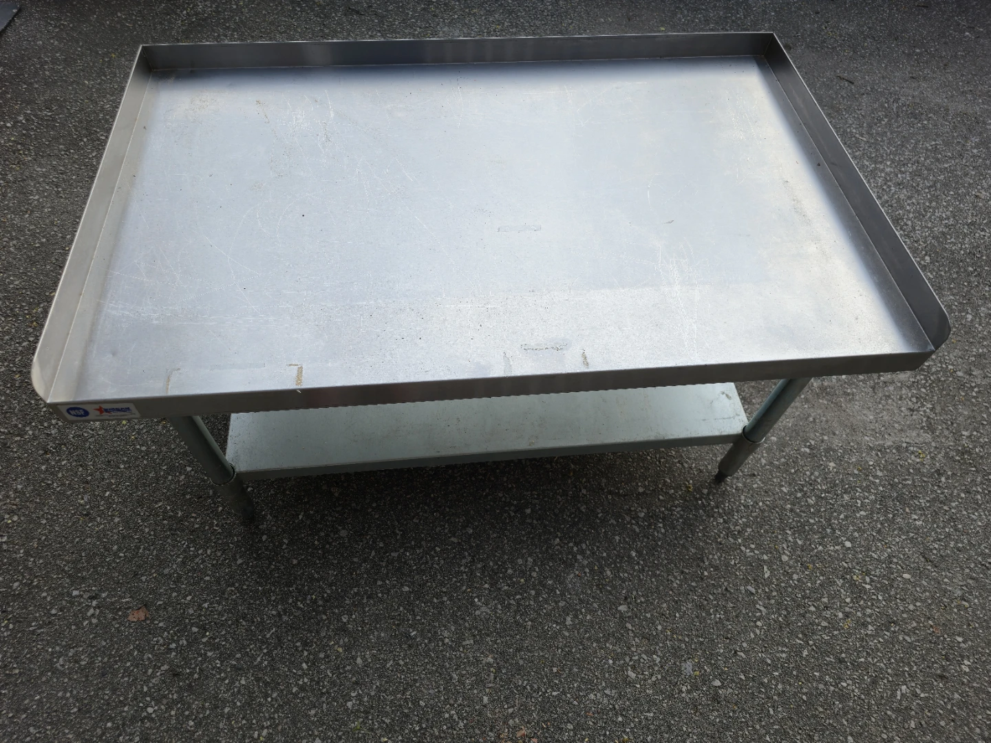 Stainless Steel Work Table with Shelf - photo 2