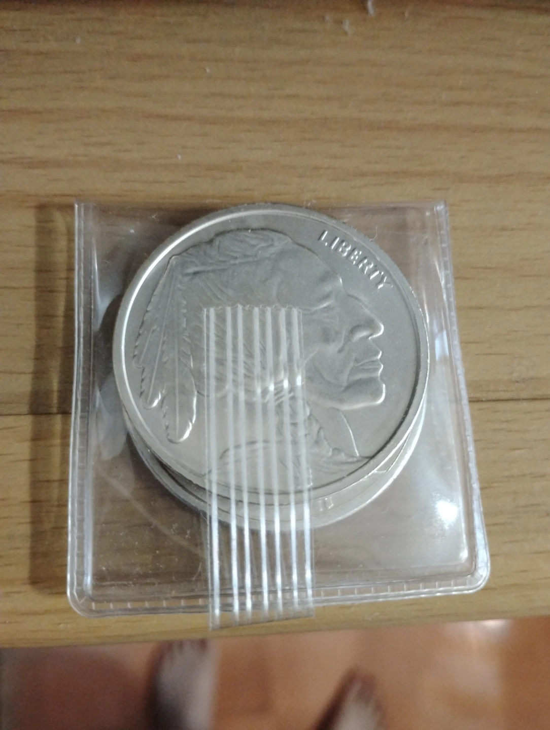 TWO BUFFALO 1 Troy Ounce .999 Fine Silver Round