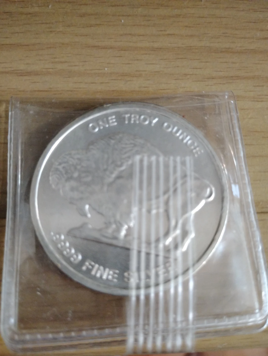 TWO BUFFALO 1 Troy Ounce .999 Fine Silver Round - photo 2