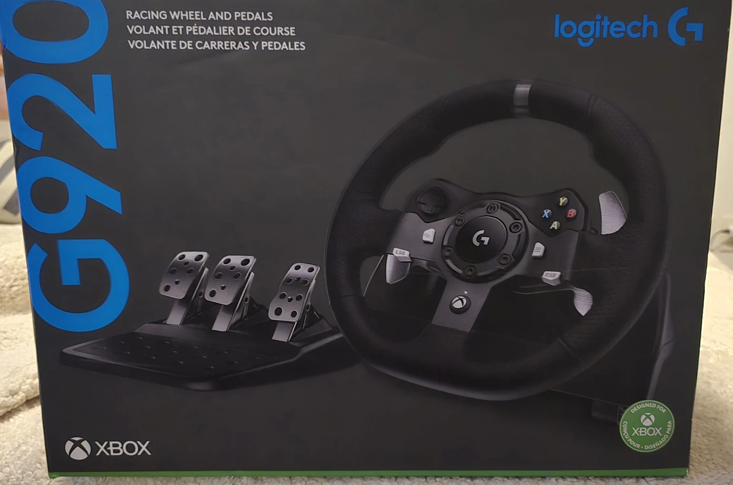 Logitech G920 Racing Wheel and Pedals with Driving Force Shifter - photo 4