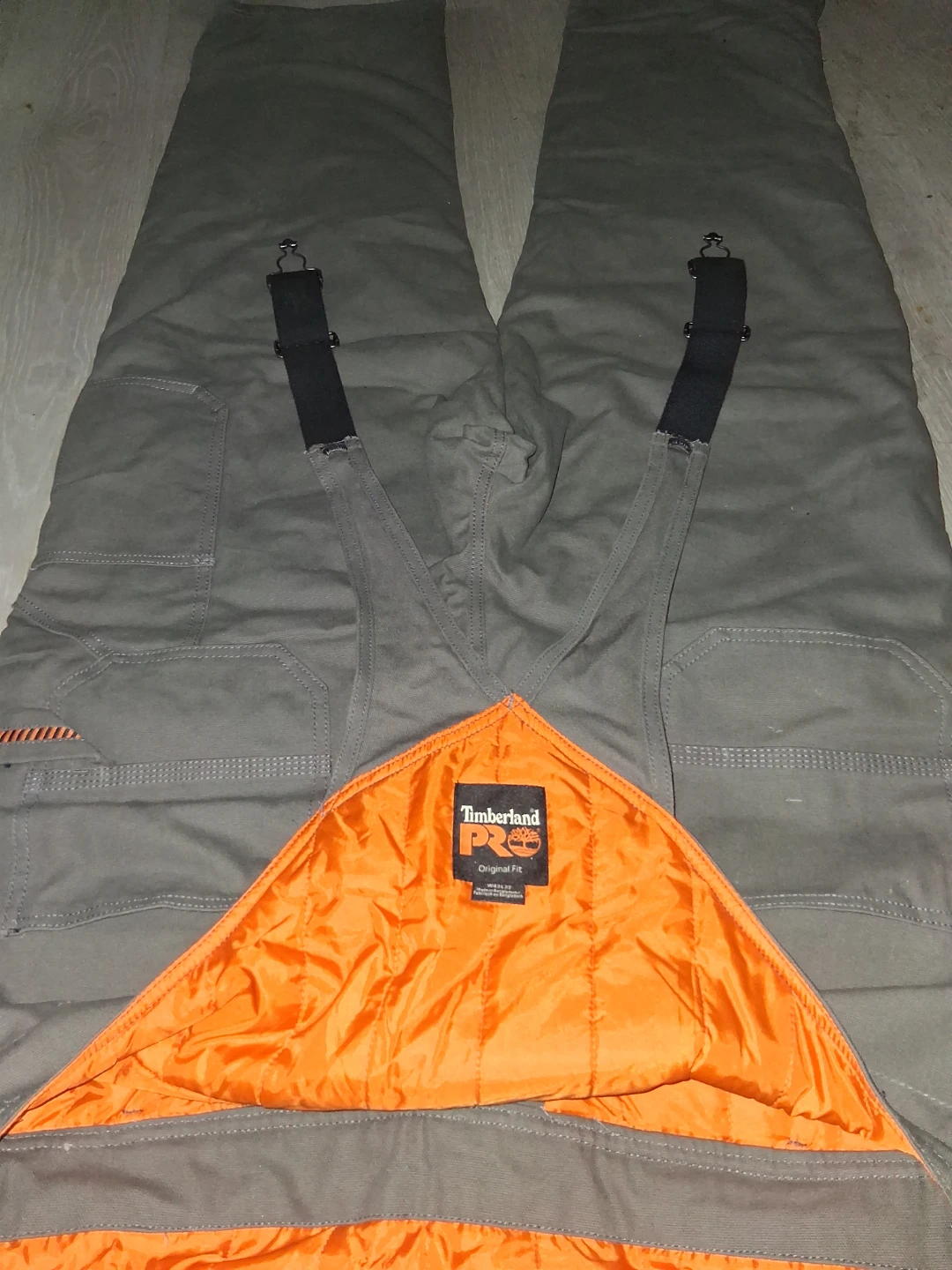 Timberland PRO Men's Grey Original Fit Insulated Bib Overalls - photo 4