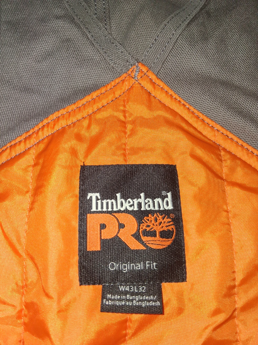 Timberland PRO Men's Grey Original Fit Insulated Bib Overalls - photo 5