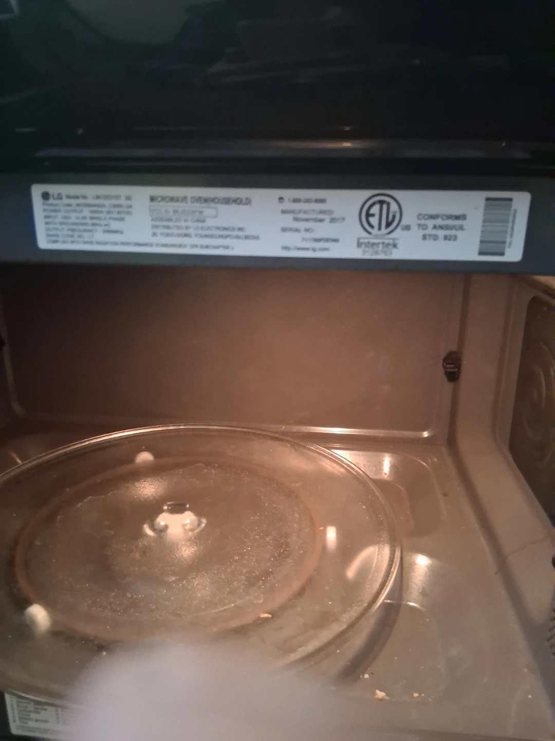 LG Over-the-Range Microwave - photo 3