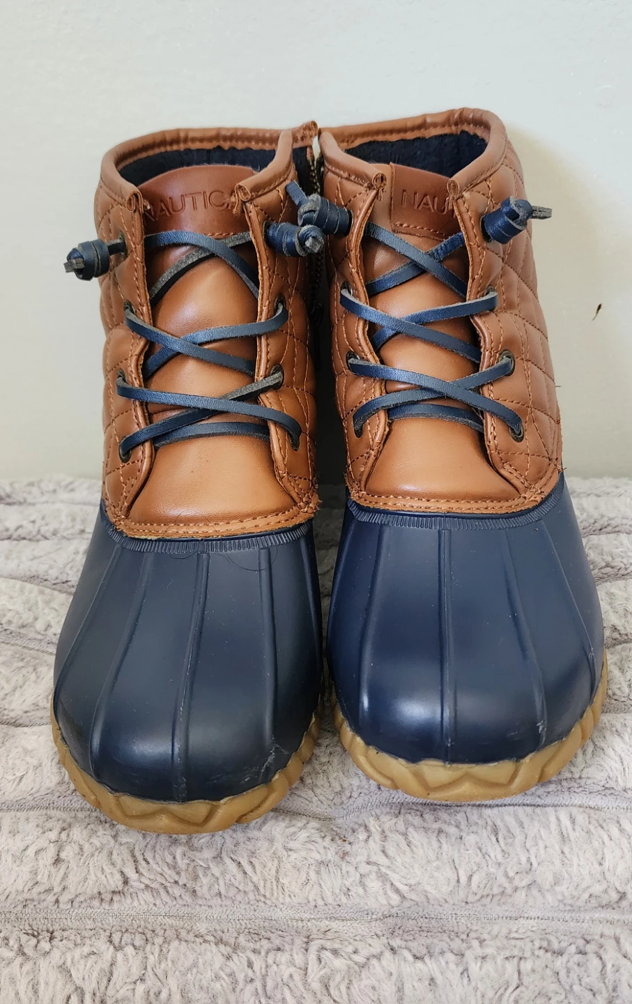 Nautica Quilted Duck Boots - Size 8