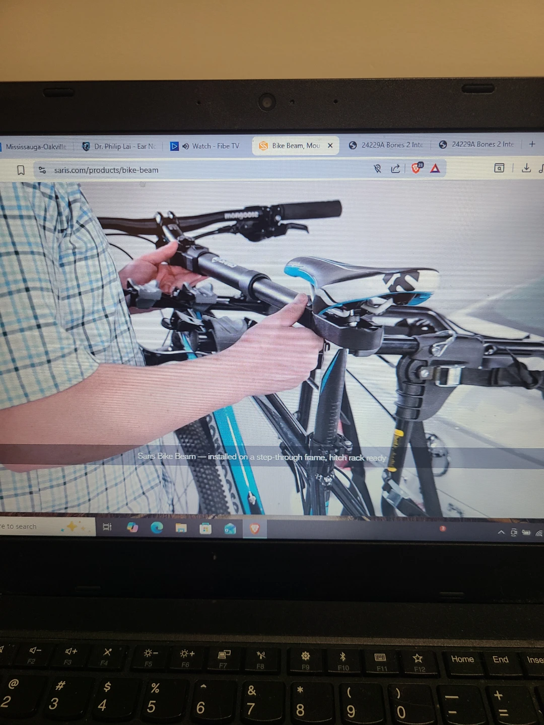 Saris Bones 2 - Bike trunk rack and Bike Beam - photo 5