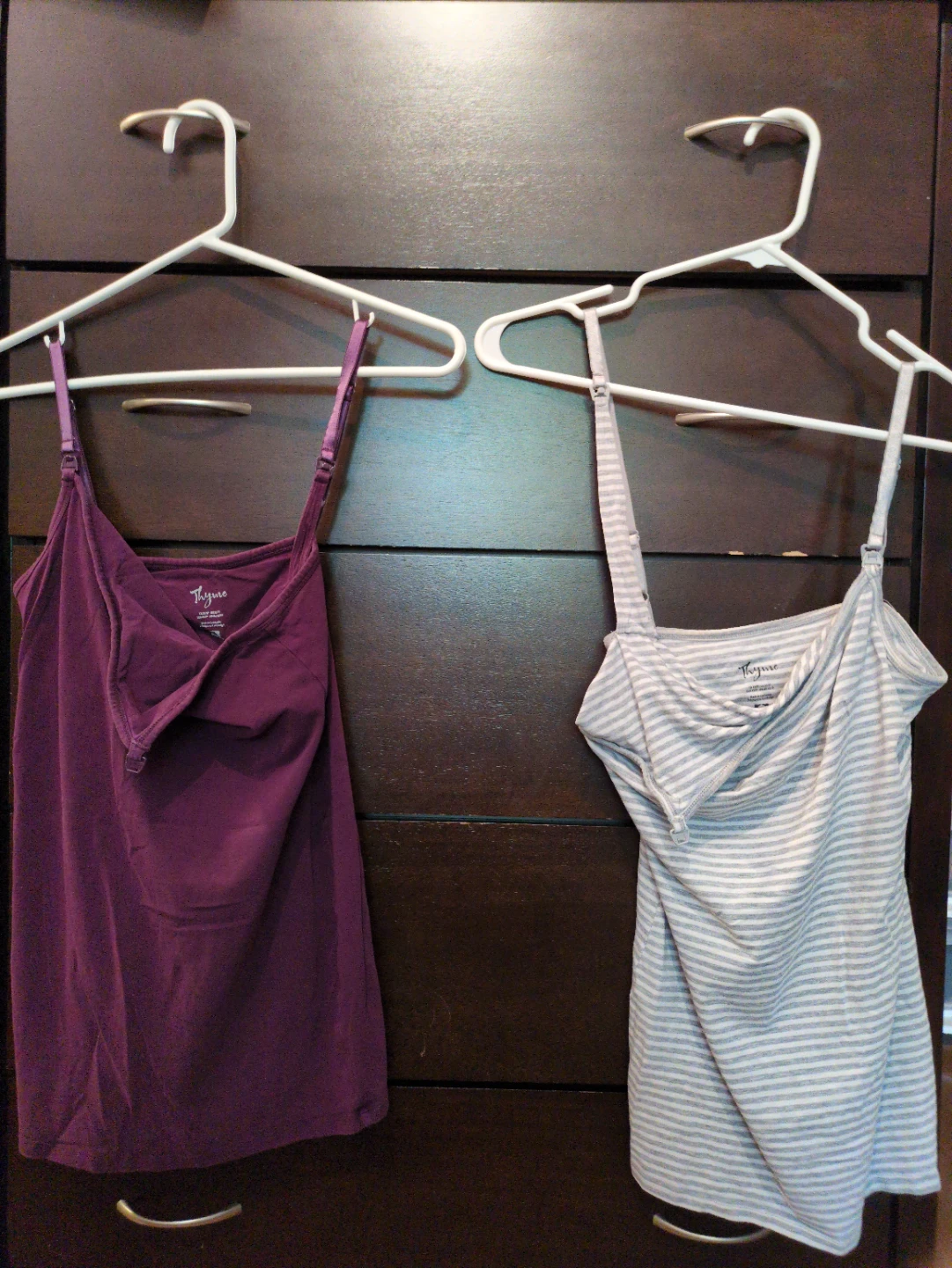 Size xs Thyme Maternity Nursing Camisoles - Set of 2 - photo 2
