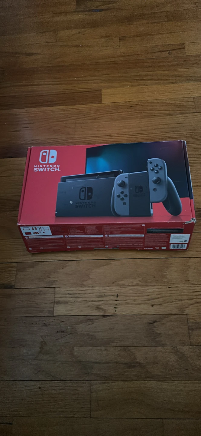 Nintendo Switch Console with Clear Joy-Cons and Red Case - photo 5