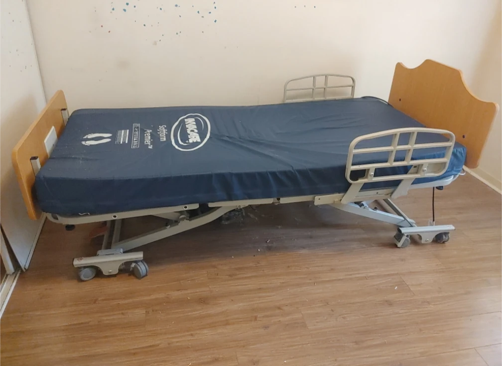 Invacare Hospital Bed with Mattress