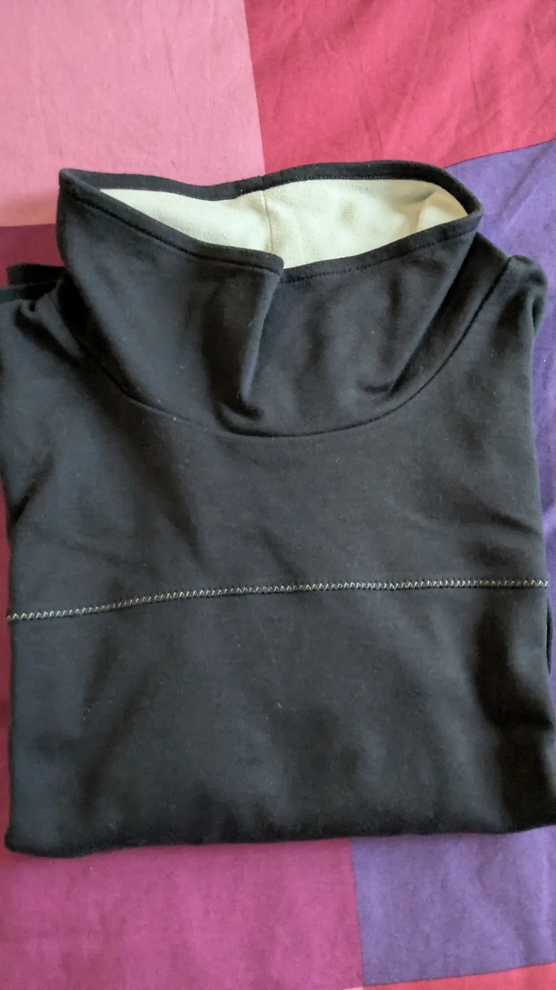 Black Turtleneck Long Sleeve light sweater