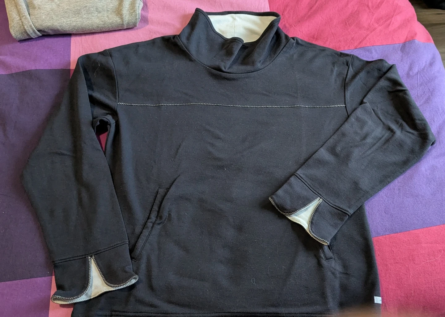 Black Turtleneck Long Sleeve light sweater - photo 2