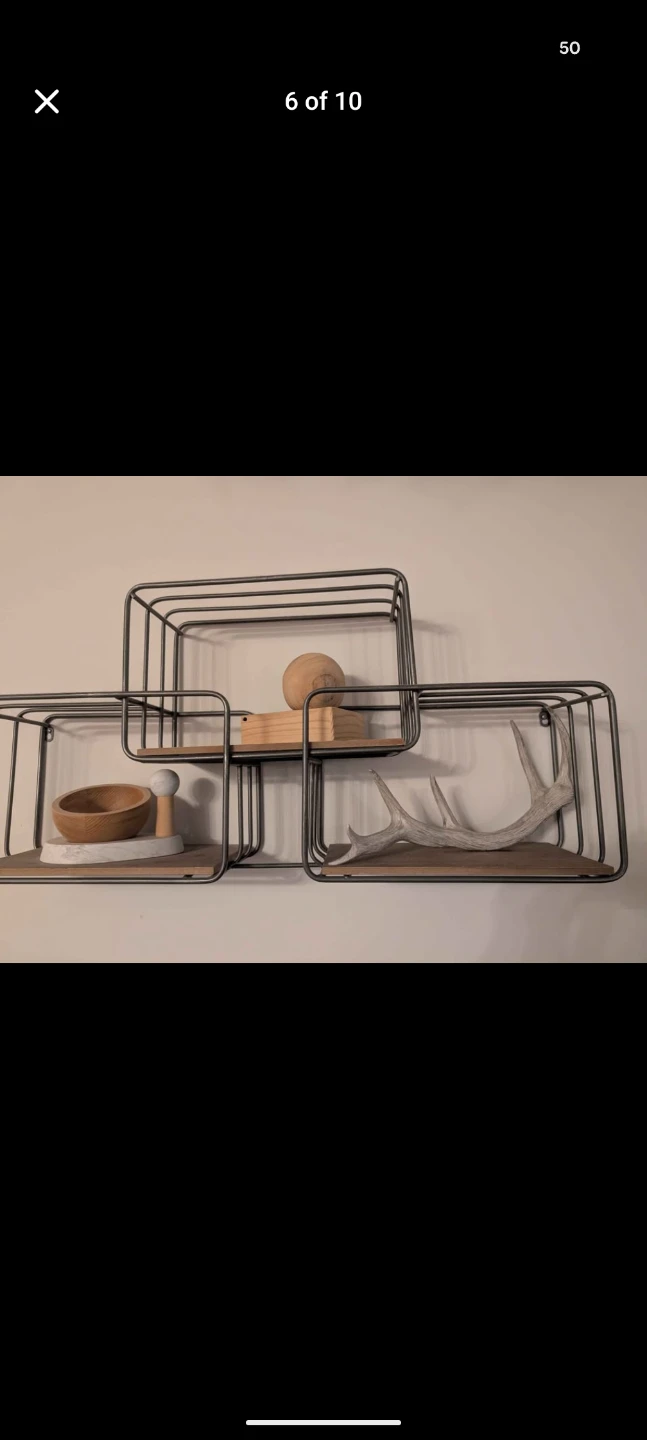Horizontal Metal and Wood Shelving - photo 5