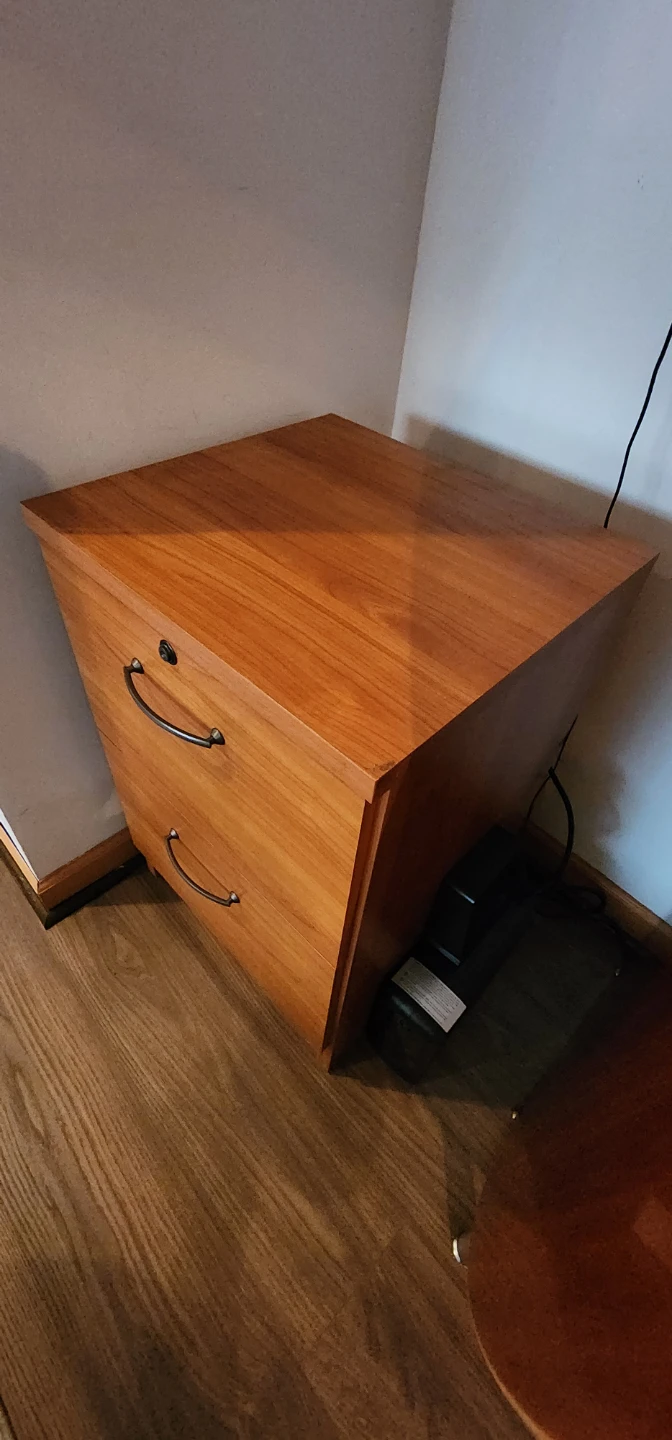 2-Drawer Wooden File Cabinet - photo 2