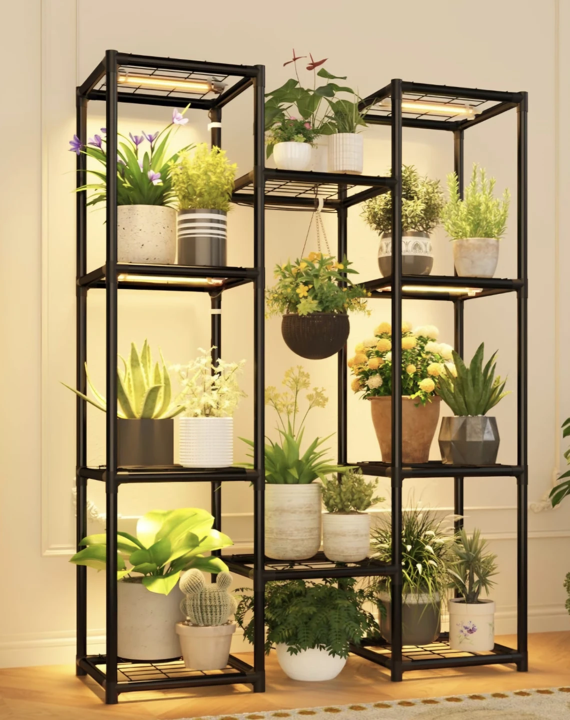 Heavy Duty Metal Plant Stand with Lights - photo 3
