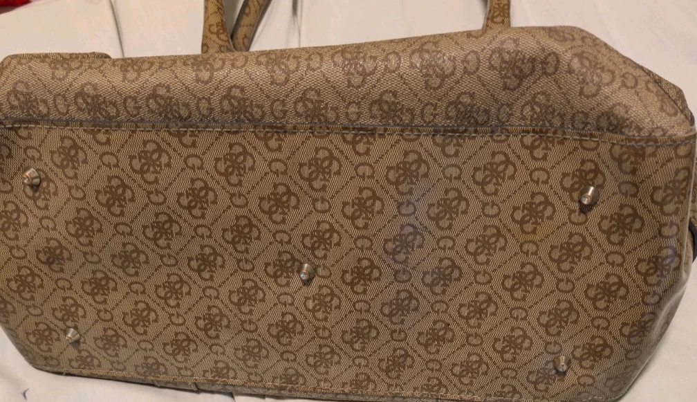 Guess Monogram Satchel Handbag - photo 3