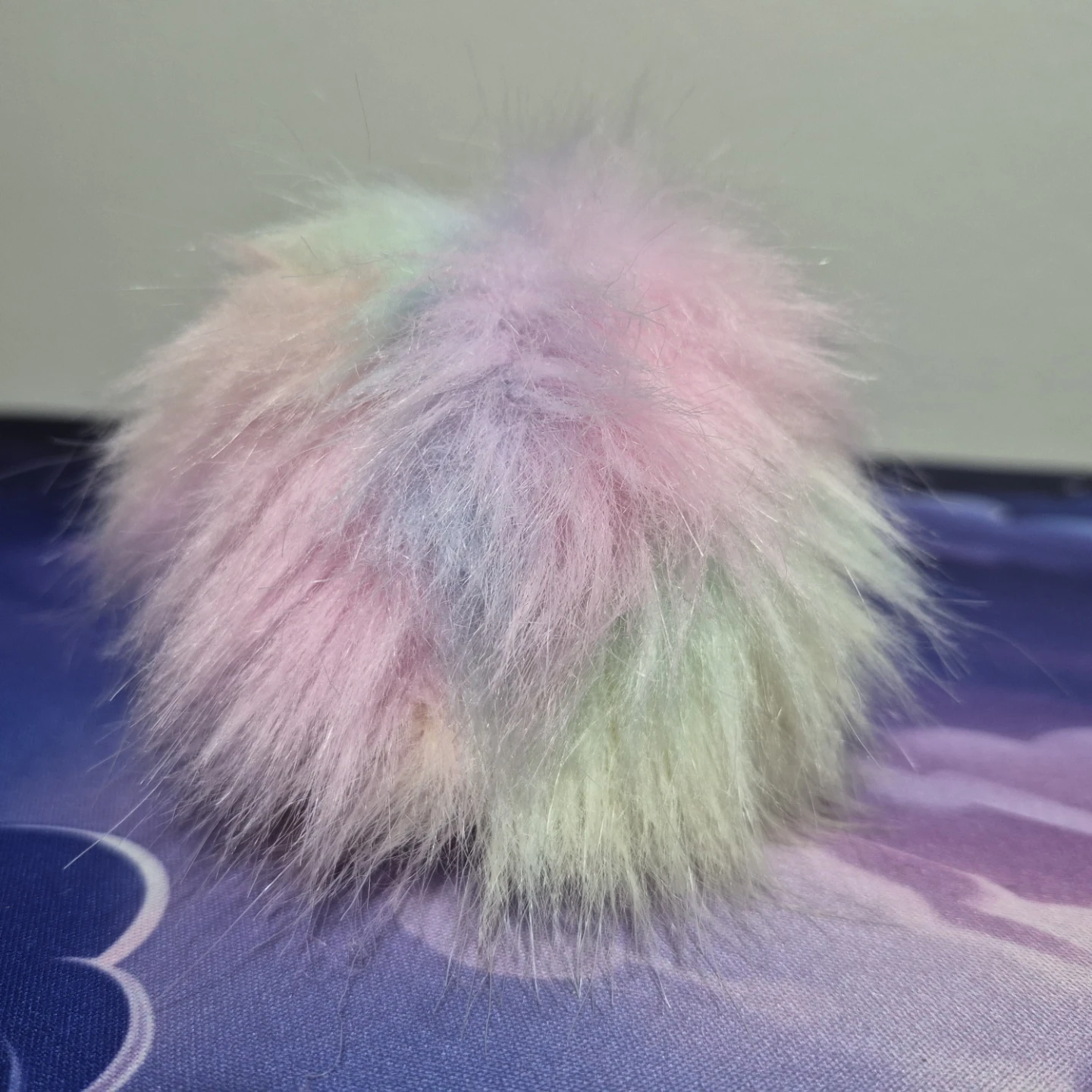 Fluffy Rainbow Fur ball - photo 2